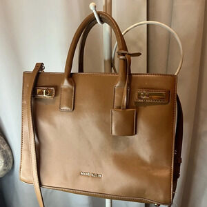 Anne Klein Tote Crossbody Tan